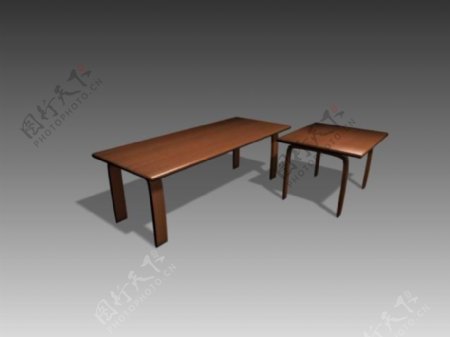 常见的桌子3d模型家具图片28