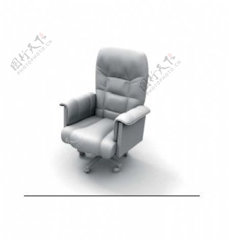 大班椅3d模型沙发效果图34