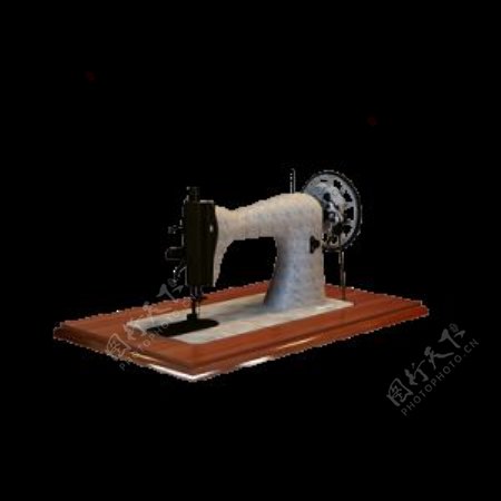 3D缝纫机模型