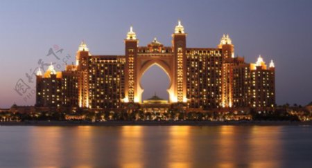 迪拜亚特兰蒂斯酒店高清图片素材