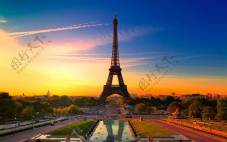 唯美梦幻的巴黎铁塔