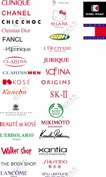 化妆品品牌logo图片