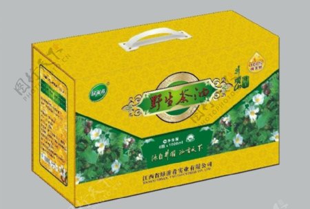 井冈山特产野茶油展开图图片