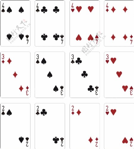 尼科尼亚扑克牌设计图片