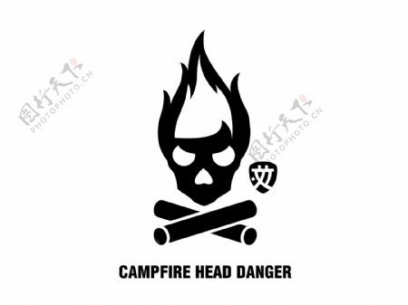 CampfireHeadlogo设计欣赏CampfireHead广告设计标志下载标志设计欣赏