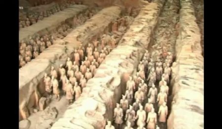 古代兵马俑视频素材图片