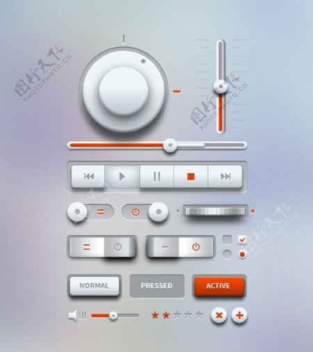 音乐按钮设计图片