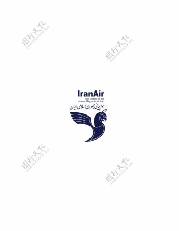 IranAirlogo设计欣赏IranAir民航业标志下载标志设计欣赏