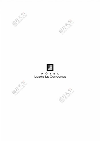 LoewsLeConcordeHotellogo设计欣赏LoewsLeConcordeHotel著名酒店LOGO下载标志设计欣赏