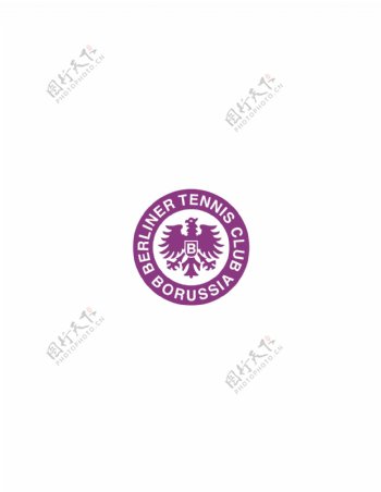 TennisBorussialogo设计欣赏职业足球队标志TennisBorussia下载标志设计欣赏