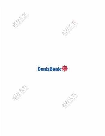 DenizBanklogo设计欣赏DenizBank金融机构标志下载标志设计欣赏