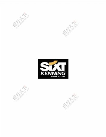 SixtKenninglogo设计欣赏SixtKenning矢量汽车logo下载标志设计欣赏