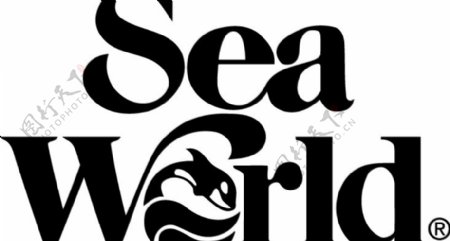 SeaWorldlogo设计欣赏海洋世界标志设计欣赏