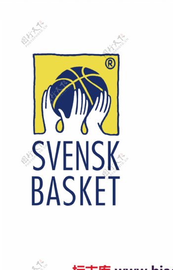 BasketballFederationofSwedenlogo设计欣赏BasketballFederationofSweden运动标志下载标志设计欣赏