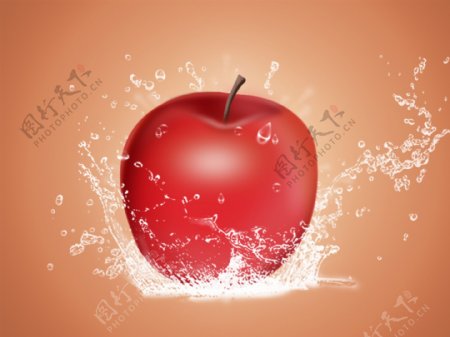 apple苹果水滴图片