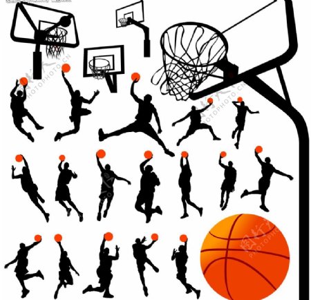篮球运动人物图片