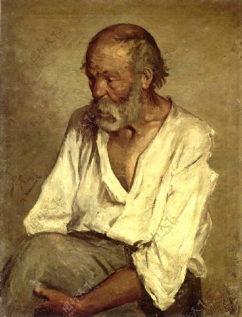 1895PabloMalagacopiedepicasso13Ans西班牙画家巴勃罗毕加索抽象油画人物人体油画装饰画