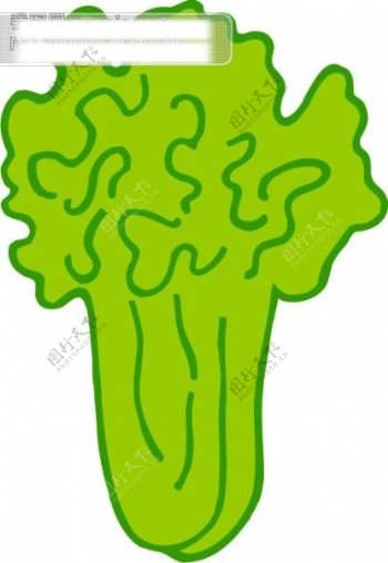 蔬菜卡通图白菜76