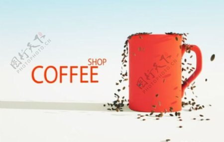 咖啡宣传动画AE模板