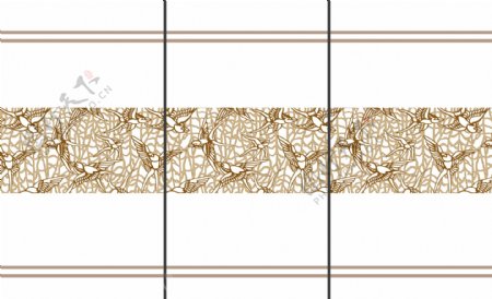 飞鸟移门图案