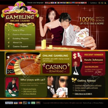 玩扑克牌网站设计