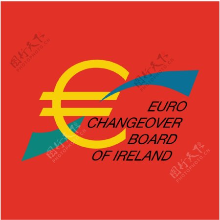 爱尔兰的欧元转换板