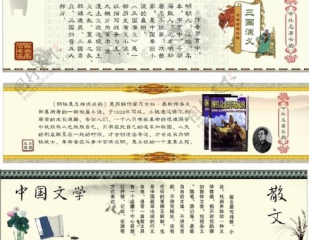 中外文学三国演义散文图片