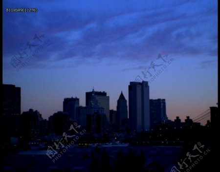 城市夜景实拍视频