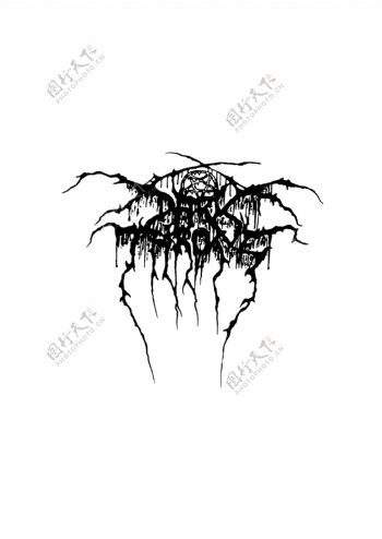 Darkthronelogo设计欣赏Darkthrone音乐相关LOGO下载标志设计欣赏