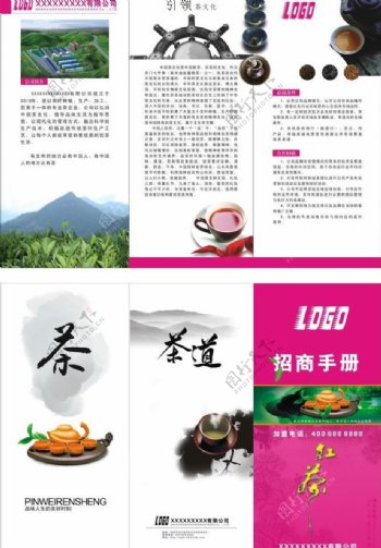 茶业招商手册图片
