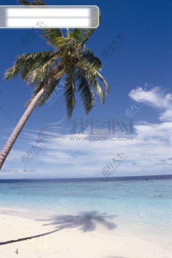 旅游风光风景海边大自然海滩天空海域海岛广告素材大辞典