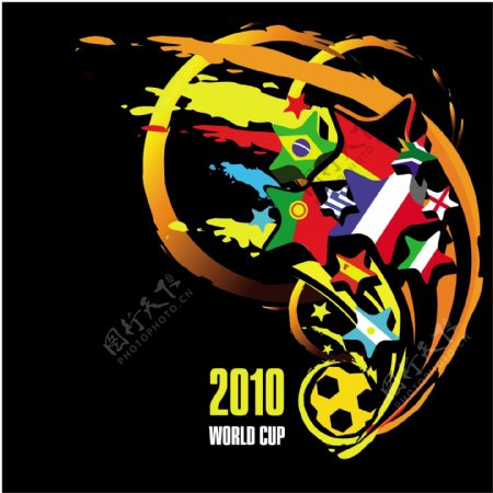2010南非世界杯相关矢量素材图片