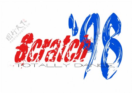 Scratch98logo设计欣赏Scratch98唱片公司LOGO下载标志设计欣赏