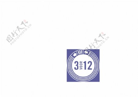 3voor12logo设计欣赏3voor12唱片公司标志下载标志设计欣赏