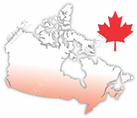 加拿大天矢量地图