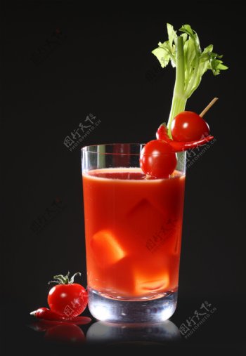 西红柿果汁图片