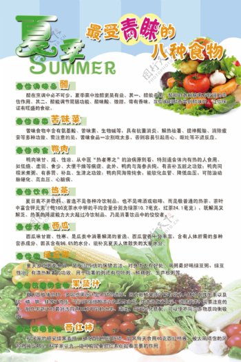 夏季最受睛睐的八种食物图片
