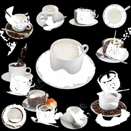 各种咖啡杯合集图片