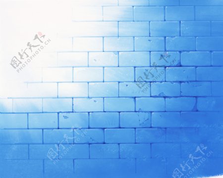 蓝色墙面背景