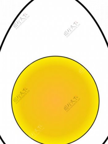 鸡蛋剪贴画矢量图