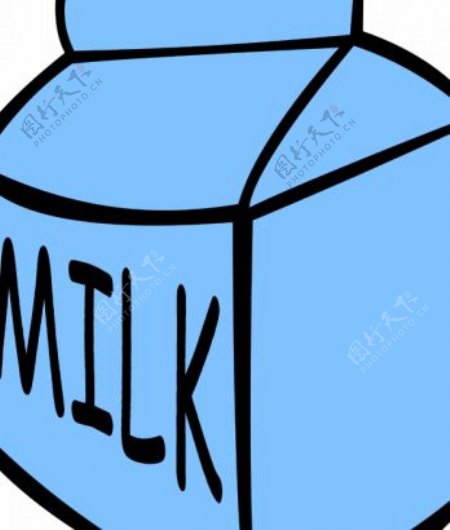 牛奶盒容器载体