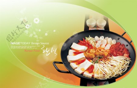 HanMaker韩国设计素材库美食砂锅美味碗料理韩国料理汤