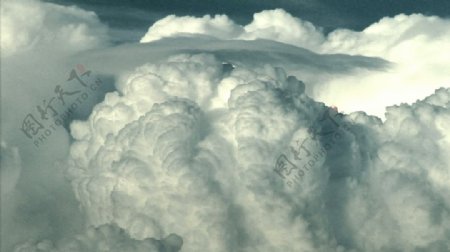 壮观翻涌的白色云海素材视频素材