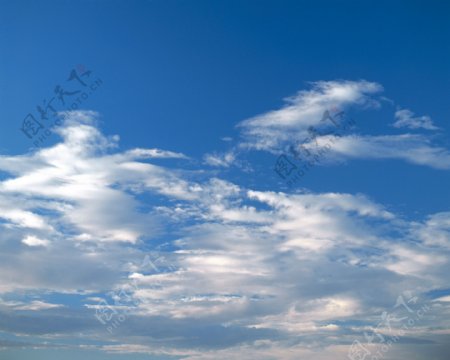 摄影自然景观天空云彩雨过天晴蓝天云田蓝色天空背景图片