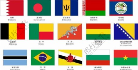 不丹国旗矢量图免费下载
