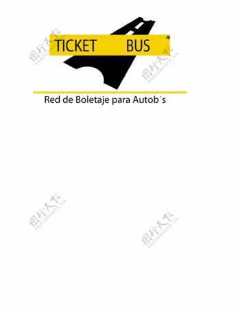 TicketBuslogo设计欣赏TicketBus交通部门LOGO下载标志设计欣赏