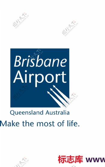 BrisbaneAirportlogo设计欣赏BrisbaneAirport航空运输LOGO下载标志设计欣赏