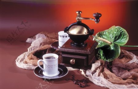 咖啡咖啡机咖啡杯图片