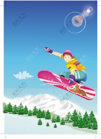 单板滑雪小子