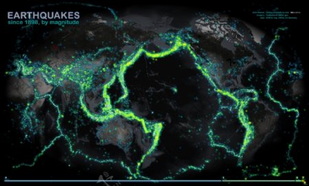 全球地震历史位置图图片